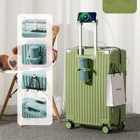 Bagage à main approuvé par la compagnie aérienne, valise de voyage à coque dure de 20 pouces PC Spinner Wheel Bagages avec serrure TSA pour hommes