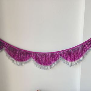 Guirnalda <span class=keywords><strong>de</strong></span> Banderines con Flecos Ondulados en Colores Personalizados - Product Image 6