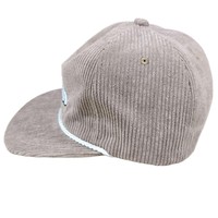 Topi Snapback Polos Sporty High-end Laris Manis, Topi Kasual Unisex, Topi Baseball Dad Hat Berbahan Corduroy dengan Pinggiran Rata