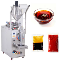 Machine d'emballage verticale automatique pour sauce soja, pâte de sauce, huile de piment, pâte de piment – Remplissage et conditionnement en usine, conformité douanière