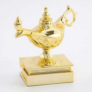 24 Últimas Figuras de Trofeo de Plástico Dorado Genérico de la Lámpara Mágica de Aladino y Piezas de Trofeo para Torneo GZ52 - Product Image 2