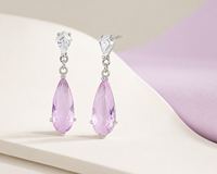 Boucles d'oreilles pendantes élégantes en argent sterling 925 vermeil et zircon coloré en forme de goutte d'eau pour femme, bijoux raffinés