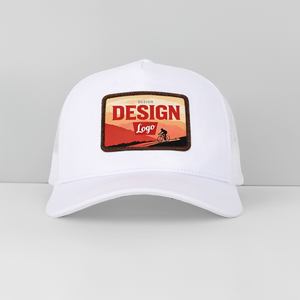 Gorra Trucker de Malla con Logotipo Bordado Personalizado, Etiqueta Tejida, de Alta Calidad, para Adultos, de 5 Paneles, con Visera Curva Ajustable y Cierre Snapback - Product Image 4