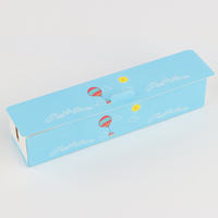 Boîte à hot-dogs pliable avec logo personnalisé, vente en gros, boîte à collation en papier kraft jetable résistant à la graisse, prix d'usine Chine