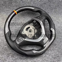Offre Spéciale explosif nouveaux produits en cuir perforé volant en Fiber de carbone pour BMW X5 X6 E70 E71 volant