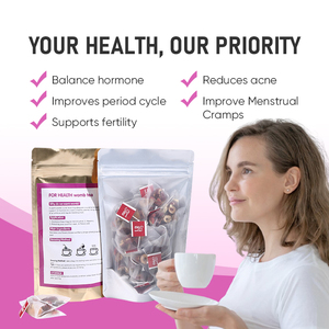 Thé <span class=keywords><strong>D</strong></span>étox Frais Bio et de Haute Qualité à Base <span class=keywords><strong>d</strong></span>'Extraction <span class=keywords><strong>d</strong></span>'Herbes Naturelles pour la Fertilité et la Santé Féminine, Marque Blanche - Product Image 3