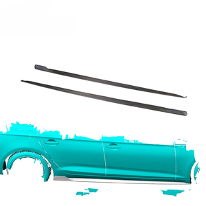 Extensiones de Fibra de Carbono para Estribos Laterales de Alto Brillo para Audi S5 B9 <span class=keywords><strong>A5</strong></span> Sline <span class=keywords><strong>Sportback</strong></span> de 4 Puertas <span class=keywords><strong>2017</strong></span> 2018 2019 - Product Image 3