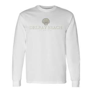 Camiseta de Manga Larga para Hombre, Diseño Delray Beach, Florida, Producto Promocional de Delray, Florida - Product Image 1