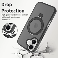 Étui de téléphone magnétique antichute au design épuré et finition mate pour iPhone 17 Pro Max 16 Pro 15 14 13