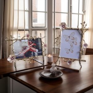 XinZhiRunゴールドブランチテクスチャフォトフレーム垂直壁卓上ディスプレイ用ホーム装飾ウェディング卒業ギフトアート1個 - Product Image 5