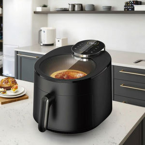 Friteuse à air visuel 5L Circulation de l'air Airfryers électriques Four Portable Contrôle de la température Marques chinoises Appareils de cuisine - Product Image 5