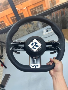 Convient pour Benz <span class=keywords><strong>2022</strong></span> Nouveau CLS <span class=keywords><strong>GLE</strong></span> W213 W238 W205 W222 W463 W167 GLA GLB GLC Upgraded Carbon Fiber Steering Wheel Customization - Product Image 2