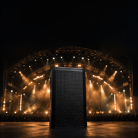 Haut-parleur actif 2 voies de 15 pouces, 2000W de puissance de crête, 131dB SPL, portée sonore de 500m pour événements extérieurs, location, bars, clubs, conférences, scènes