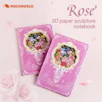 Carnet de notes 3D en papier découpé au laser, idéal pour cadeau d'anniversaire et souvenir – Vente en gros