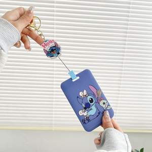 Nueva caricatura <span class=keywords><strong>Yoshi</strong></span> Hero Lilo Boojiboo, tarjetero de plástico, personaje de Anime, estudiantes, tarjeta de identificación, acceso al autobús, tarjetero, llavero - Product Image 5