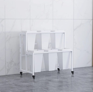 Передвижная Цветочная подставка, специальная витрина для цветочных ведер в цветочных магазинах и железная многослойная подставка для цветов на свадьбу - Product Image 2