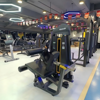 Machine combinée de curl et d'extension des jambes assis, équipement de fitness commercial pour l'entraînement des ischio-jambiers et des quadriceps