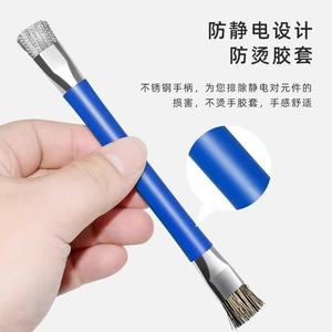Brosse à double tête pour cuisinière à gaz, fil d'acier, outil de nettoyage multifonctionnel pour la cuisine - Product Image 2