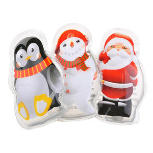 Chauffe-mains en PVC en forme de Père Noël, chaleur instantanée, chauffe-mains en gel portables pour l'hiver - Product Image 2