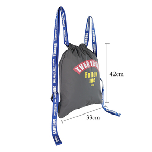 <b>Drawstring</b> <b>Backpack</b> Bags with Printing and Webbing Strap, <b>Drawstring</b> <b>Backpack</b> Bulk, Polyester <b>Drawstring</b> Bags for Sport Storage - Product Image 3