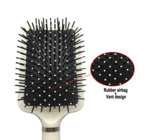 Peigne de coiffage spécial <span class=keywords><strong>pour</strong></span> <span class=keywords><strong>dames</strong></span>, coiffure moelleuse, volume de massage Shunfa droit, finition à double usage, peigne à cheveux pratique - Product Image 2