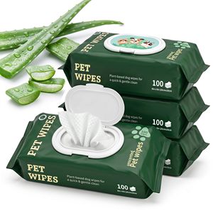 Eco Friendly Organic <b>Biodegradable</b> Cat Dog <b>Wipes</b> Pet Wet <b>Wipe</b> - Product Image 1