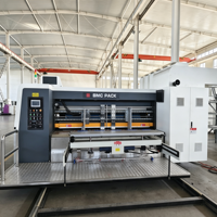 Machine d'impression flexographique à transfert sous vide de haute précision, imprimante flexo pour carton ondulé, machine de fabrication de boîtes en carton