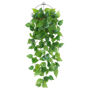 Liangzhou Artificial Pothos <b>Wall</b> Hanging 105cm Long Green Vine Indoor <b>Decorative</b> Plant Silk Flower Bouquet For Home Door Balcony - Product Image 5