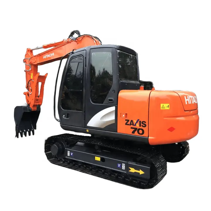 Fabbrica all'ingrosso a buon mercato prezzo Hitachi ZX70 cingolato di seconda mano escavatore usato escavatore in magazzino
