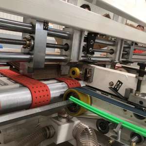 QZD Hoch leistungs automatische Touchscreen-Steuerung Klebe klebe maschine Karton ordner Gluer Box Making Machine - Product Image 6