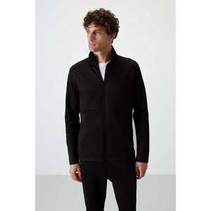 Ensemble de survêtement en tissu scuba noir pour homme Bran, décontracté, respirant, taille adulte - Product Image 2