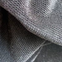 Tissu en maille de polyester (léger et respirant) à motif uni pour doublures de vêtements de sport, rembourrage, textile de maison et jouets