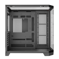 AntarcChill Custom Logo Tempered Glass Mid Tower ATX PC Casing Desktop CPU Cabinet Gaming Computer Cases with Fans