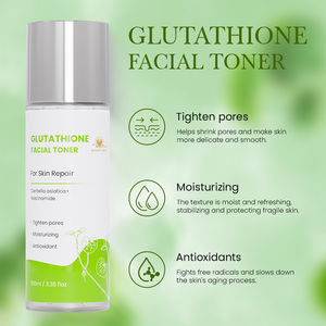 OEM ODM Etiqueta Privada Centella Asiatica Niacinamida Hidratante Calmante Antioxidante Glutatión Tónico Facial - Product Image 2