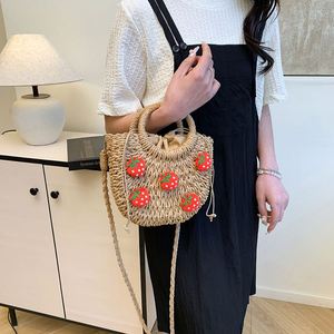 Nouveau Sac à Main Tricoté pour Femme, Porté Épaule, Design Panier de Légumes Haut de Gamme, Idéal pour Employées de Bureau et Plage, en Polyester - Product Image 2