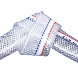 Manguera trenzada de PVC DE FÁBRICA DE China, manguera de jardín transparente con tubos de línea <span class=keywords><strong>reticulada</strong></span> de fibra, tubos de plástico de calidad - Product Image 5