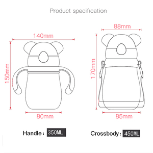 Nuevo <span class=keywords><strong>Koala</strong></span> Anti-caída a prueba de fugas bebé taza paja Bpa libre de plástico bebé botella de alimentación - Product Image 6