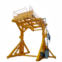 Portable sac à dos Hydraulique Conteneur Tilter 20ft 40ft Conteneur Lifter À Vendre