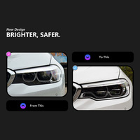 Ensemble de phares LED haute performance avec clignotants DRL pour BMW Série 5 G30 2018-2020, adaptable aux modèles G30.