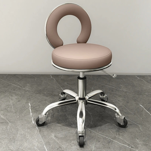 Large Work <b>Bench</b> Lifting Round Stool Beauty Stool Lifting Rotating Pulley Barber Shop Master Stool Hair Salon Special - Product Image 2