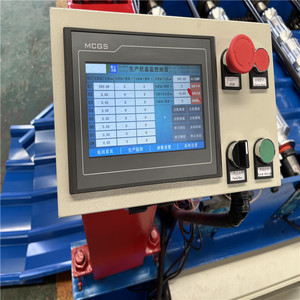 SHUOEN Günstiger Preis Beliebte Verkaufsware Hebei Farbglasur-Stahlziegel-Formmaschine mit Zahnradlager Hohe Sicherheit 380V für Dachanwendungen - Product Image 4