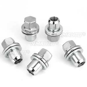5/10/15/20 piezas RRD500290 Tapa de tuerca de rueda de acero inoxidable para Land Rover Discovery 3 4 Range Rover L322 Sport 2004-2009 - Product Image 2