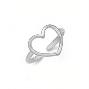 Anillo de moda Amy Amy A3474 con forma de corazón de acero inoxidable, estilo romántico para mujer, regalo diario, joyería - Product Image 3