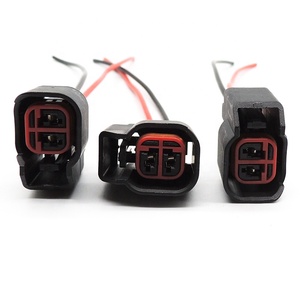 2 Pin Konektor Injektor Bahan Bakar Tahan Air Kabel Listrik untuk Ford Explorer Fx4 Triton Cherokee F150 - Product Image 1