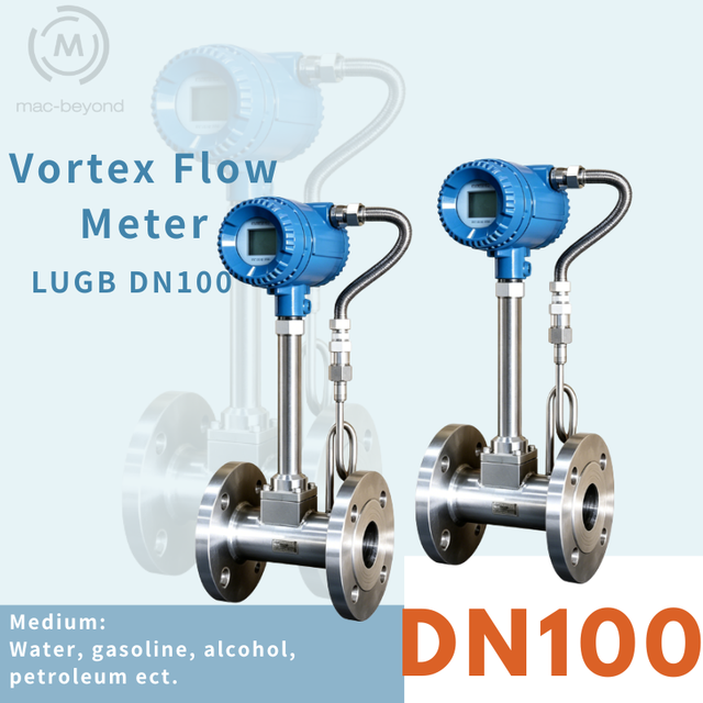 Liquid Control Flow Meter Papermaking Industry Flow Meter vortex Flow Meter for Gasoline Transfer High Flow Water Flow Meter