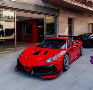 Challenge Evo <span class=keywords><strong>para</strong></span> Ferrari 488 Challenge Evo fibra de carbono seca barra delantera envolvente grande barra trasera - Product Image 2