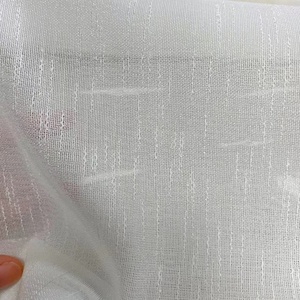 Простая элегантная прозрачная ткань для занавесок из прозрачного полиэстера с защитой от солнечного света для гостиной - Product Image 5