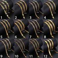 Vente en gros de chaîne en argent 925 18 carats 14 carats collier bijoux hip hop collier cubain Cadena Kolye chaîne plaquée or pour femmes hommes