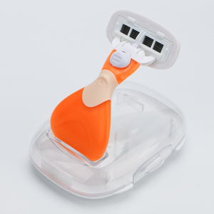 Maquinilla de Afeitar para Mujer de 6 Cuchillas de Acero Inoxidable con Estuche de Viaje para Afeitar el Rostro y el Cuerpo, Mini Maquinilla de Afeitar, Lista para Enviar - Product Image 2