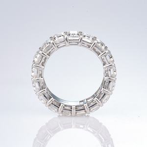 925 Sterling Silver DEF 4*6mm <b>Emerald</b> Cut Mossanite Moissanite 925 Sterling Silver Jewelry for <b>Man</b> - Product Image 2